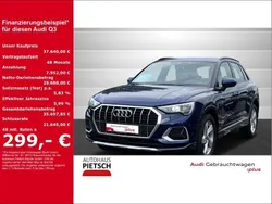 Navarrablau metallic (blau) Gebraucht 2023 Audi Q3 Advanced SUV | 37.640 € (Fairer Preis)