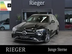 Schwarz Gebraucht 2023 Mercedes C220 AMG Kombi | 38.899 € (Superpreis)