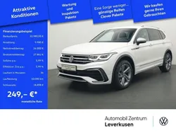 Oryxweiss perlmutteffekt Gebraucht 2022 VW Tiguan Allspace R-line SUV | 33.980 € (Fairer Preis)