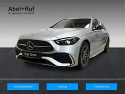 Silber Gebraucht 2024 Mercedes C220 AMG Kombi | 39.449 € (Fairer Preis)