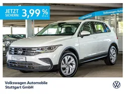 Pure white Gebraucht 2023 VW Tiguan Life SUV | 33.530 € (Guter Preis)