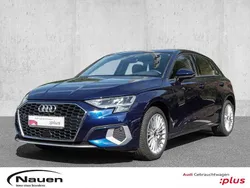 Navarrablau metallic Gebraucht 2024 Audi A3 Sportback Advanced Plus Limousine | 27.561 € (Superpreis)