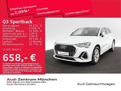 Gletscherweiß metallic Gebraucht 2022 Audi Q3 Sportback Ambiente SUV | 35.475 € (Fairer Preis)