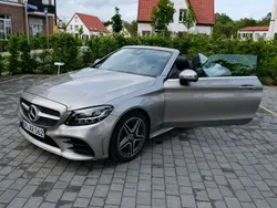 Silber Gebraucht 2021 Mercedes C180 AMG line Cabrio | 33.000 € (Superpreis)