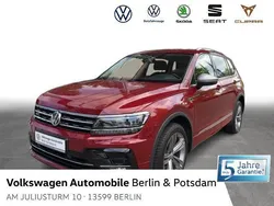 7h ruby red metallic Gebraucht 2019 VW Tiguan Allspace Highline SUV | 28.990 € (Guter Preis)