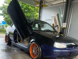 Schwarz Gebraucht 2001 VW Golf Cabriolet Highline Cabrio | 1.700 €