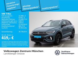 Blau Gebraucht 2022 VW T-Roc R-line SUV | 32.980 € (Etwas zu teuer)