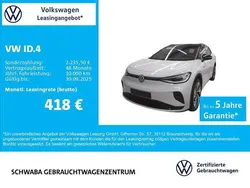 Gletscherweiß metallic Gebraucht 2024 VW ID.4 GTX SUV | 44.710 € (Etwas zu teuer)
