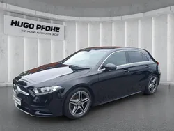 Schwarz Gebraucht 2020 Mercedes A180 AMG line Limousine | 22.890 € (Fairer Preis)