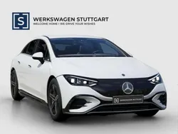 Polarweiss Gebraucht 2023 Mercedes EQE350 AMG line Limousine | 60.000 € (Teuer)