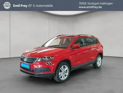 Velvet red metallic Gebraucht 2019 Skoda Karoq Ambition SUV | 19.890 € (Fairer Preis)