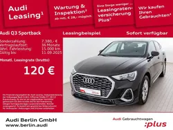 Mythosschwarz metallic Gebraucht 2024 Audi Q3 S-Line SUV | 36.900 € (Guter Preis)