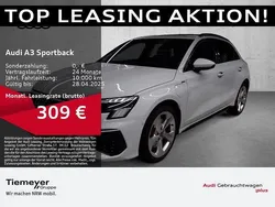 Weiß Gebraucht 2024 Audi A3 Sportback e-tron S-Line Limousine | 41.240 €