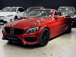 Rot Gebraucht 2018 Mercedes C200 AMG line Cabrio | 27.450 €