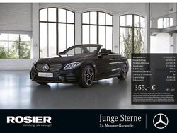 Schwarz Gebraucht 2023 Mercedes C200 AMG Cabrio | 49.890 €