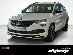 Moonweiss metallic Gebraucht 2020 Skoda Karoq SportLine SUV | 27.490 € (Guter Preis)