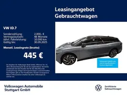 Stonewashed blue metallic/schw Gebraucht 2024 VW ID.7 Pro Limousine | 47.930 € (Fairer Preis)