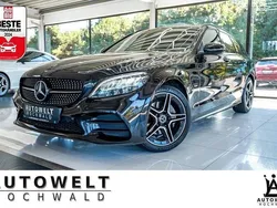 Schwarz Gebraucht 2018 Mercedes C220 AMG line Limousine | 25.980 € (Teuer)