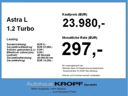 Schwarz Gebraucht 2025 Opel Astra Enjoy Limousine | 23.980 € (Fairer Preis)