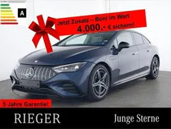 Blue metallic Gebraucht 2024 Mercedes EQE AMG 53 AMG Limousine | 73.990 € (Superpreis)