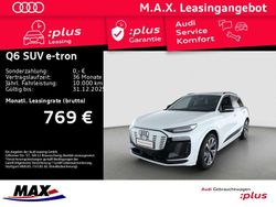 Gletscherweiß metallic Gebraucht 2025 Audi Q6 e-tron S-Line SUV | 75.989 € (Fairer Preis)