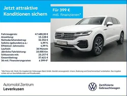 Schwarz / oryx weiss perlmutteffekt (metallic) Gebraucht 2022 VW Touareg R-line SUV | 47.480 € (Superpreis)