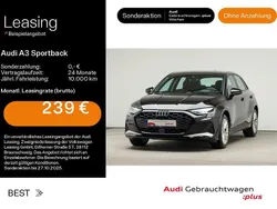 Schwarz Gebraucht 2024 Audi A3 Sportback Advanced Limousine | 30.269 € (Superpreis)
