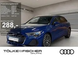Blau Gebraucht 2025 Audi A3 Sportback S-Line Limousine | 45.897 € (Teuer)