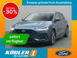 Blau Neu 2025 Ford Focus ST-Line X Limousine | 31.740 € (Teuer)