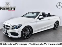 Weiß Gebraucht 2017 Mercedes C250 AMG line Cabrio | 28.390 € (Guter Preis)