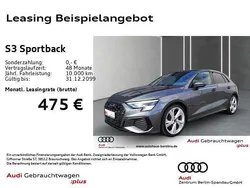Grau Gebraucht 2024 Audi S3 Ambiente Limousine | 43.666 € (Fairer Preis)
