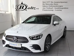 Polarweiß Gebraucht 2021 Mercedes E200 AMG line Coupé | 46.800 € (Etwas zu teuer)