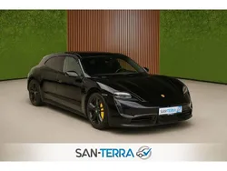 Schwarz Gebraucht 2022 Porsche Taycan Sport Turismo Limousine | 67.745 € (Superpreis)