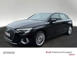 Schwarz Gebraucht 2022 Audi A3 Sportback Advanced Plus Limousine | 24.450 € (Guter Preis)
