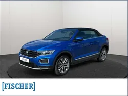 Blau Gebraucht 2021 VW T-Roc Cabriolet Style Cabrio | 22.395 € (Superpreis)