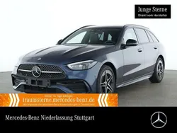 Blau Gebraucht 2024 Mercedes C300 AMG Limousine | 46.990 € (Fairer Preis)