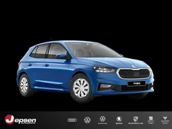 Blau Neu 2024 Skoda Fabia Essence Limousine | 16.670 € (Superpreis)