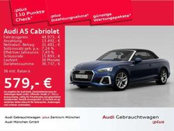 Navarrablau metallic Gebraucht 2024 Audi A5 Cabriolet S-Line Cabrio | 44.973 € (Fairer Preis)