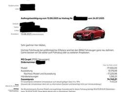 Rot Neu 2025 BMW M2 Shadowline Coupé | 73.499 € (Guter Preis)