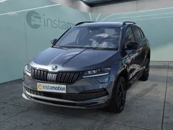 Grau Gebraucht 2021 Skoda Karoq SportLine SUV | 23.940 € (Fairer Preis)