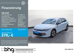 Crystal ice blue metallic Gebraucht 2024 VW Golf VIII Goal Limousine | 24.590 € (Superpreis)