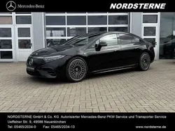 Lack obsidianschwarz Gebraucht 2024 Mercedes EQS450+ AMG line Limousine | 72.888 € (Fairer Preis)