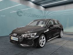 Schwarz Gebraucht 2024 Audi A3 Sportback S-Line Limousine | 40.630 € (Fairer Preis)