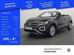 Schwarz / deep black (metallic) Gebraucht 2024 VW T-Roc Cabriolet Cabrio | 27.980 € (Guter Preis)