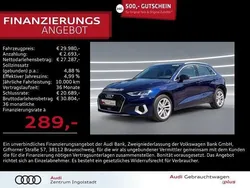 Navarrablau metallic Gebraucht 2024 Audi A3 Sportback e-tron Advanced Plus Limousine | 29.980 € (Fairer Preis)