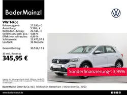 White silver metallic Gebraucht 2021 VW T-Roc Style SUV | 27.930 € (Guter Preis)