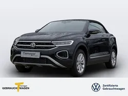 Schwarz Gebraucht 2023 VW T-Roc Cabriolet Style Cabrio | 29.980 € (Guter Preis)