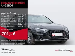 Mythosschwarz metallic Gebraucht 2024 Audi A4 S-Line Kombi | 39.590 € (Fairer Preis)