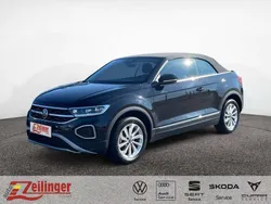 Schwarz Gebraucht 2024 VW T-Roc Cabriolet Style Cabrio | 28.260 € (Superpreis)