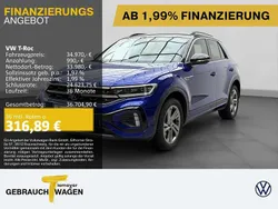 Blau Gebraucht 2024 VW T-Roc Beats SUV | 34.970 € (Fairer Preis)